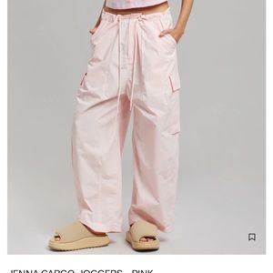 The Frankie Shop Pink Cargo Pants